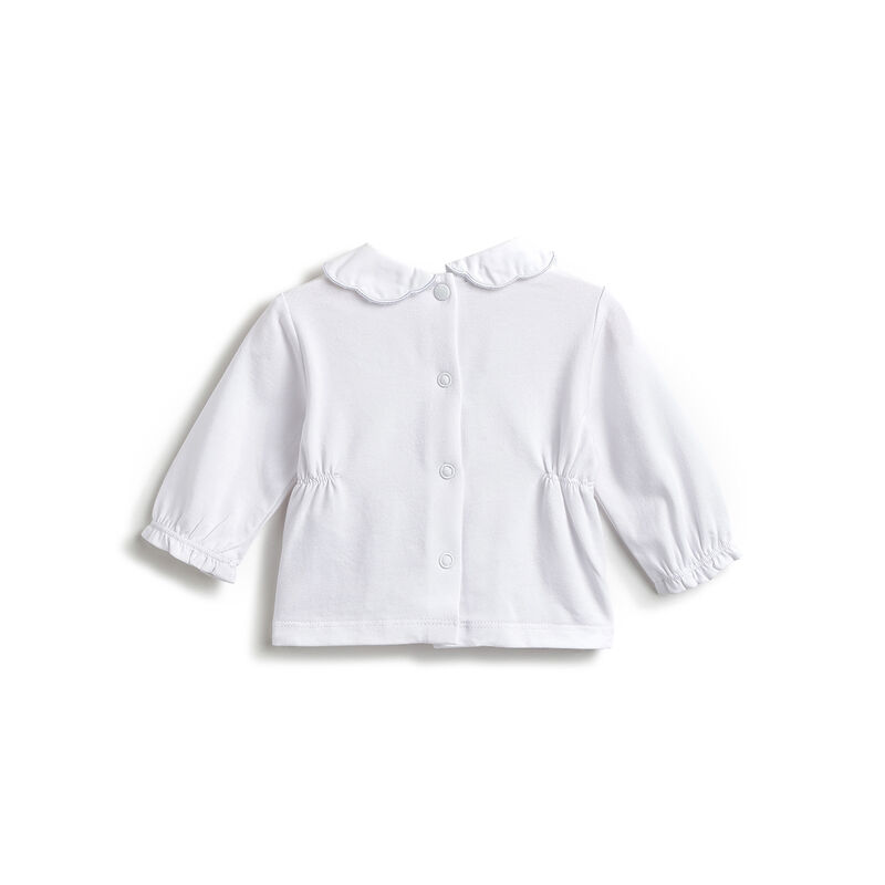 Girls Light Pink Baby's Smock with Leggings image number 1